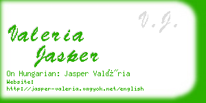 valeria jasper business card